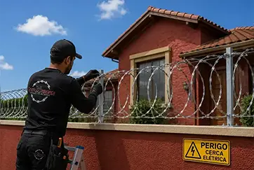 Cerca de segurança residencial GrupoX